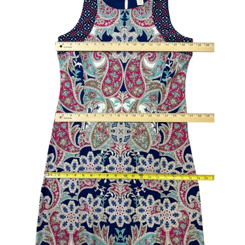 Chico's Maxi Dress Paisley Print Sleeveless Boho Travel Casual Flowy Women - Picture 14 of 15